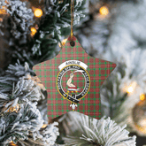 Clan Ainslie 2 Tartan Crest Star Ceramic Ornament LU59 Ainslie 2 Tartan Tartan Christmas